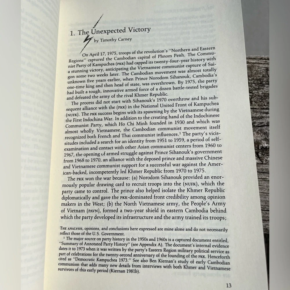 Cambodia 1975-1978 Rendezvous With Death Softcover Book